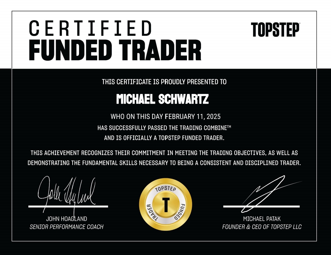 Topstep Certified Funded Trader